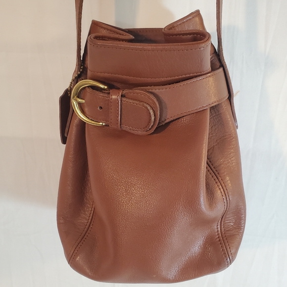 VINTAGE Leather COACH 4156 SOHO Belted Pouch Bag Purse - Picture 2 of 11